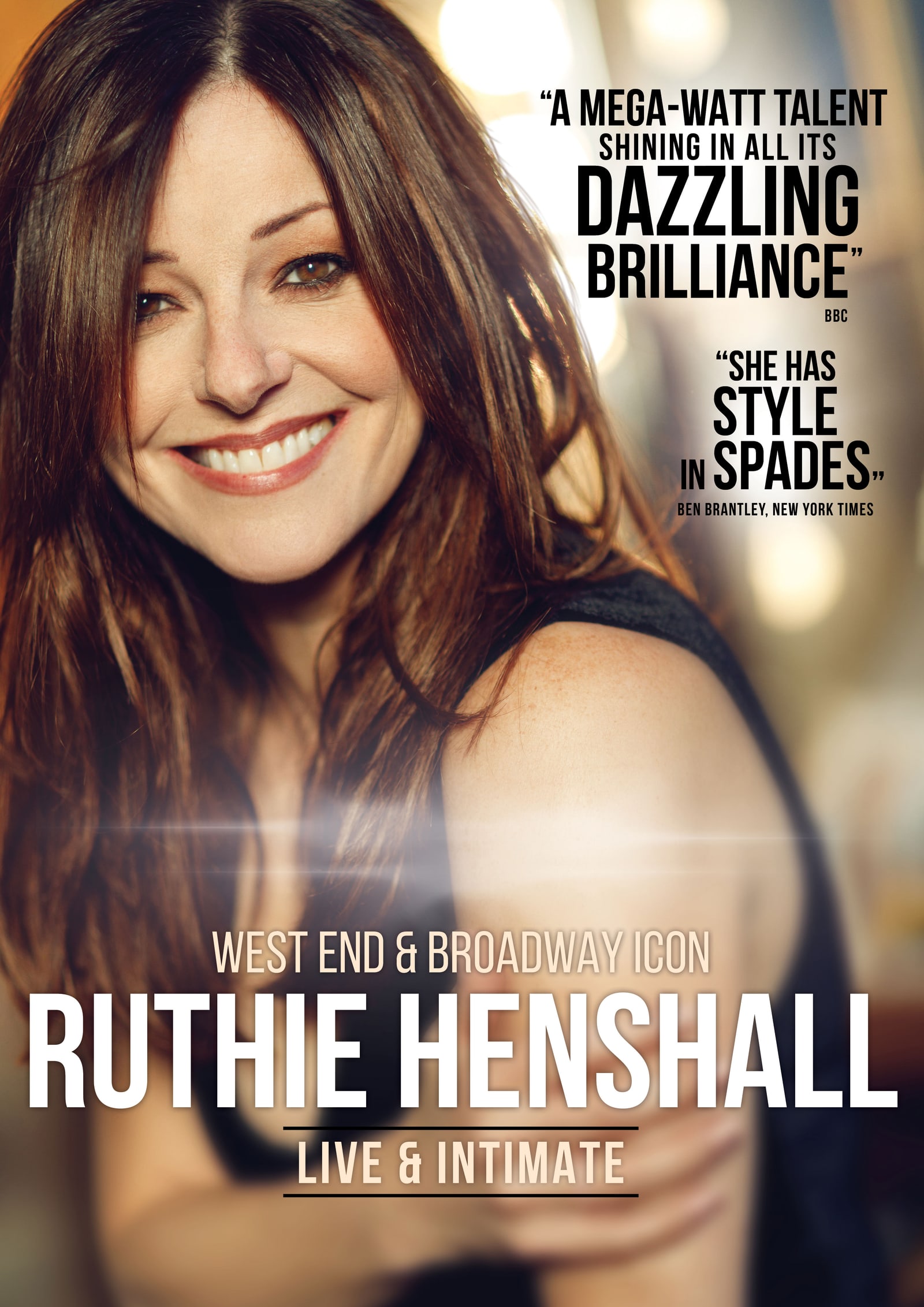 Ruthie Henshall tour poster