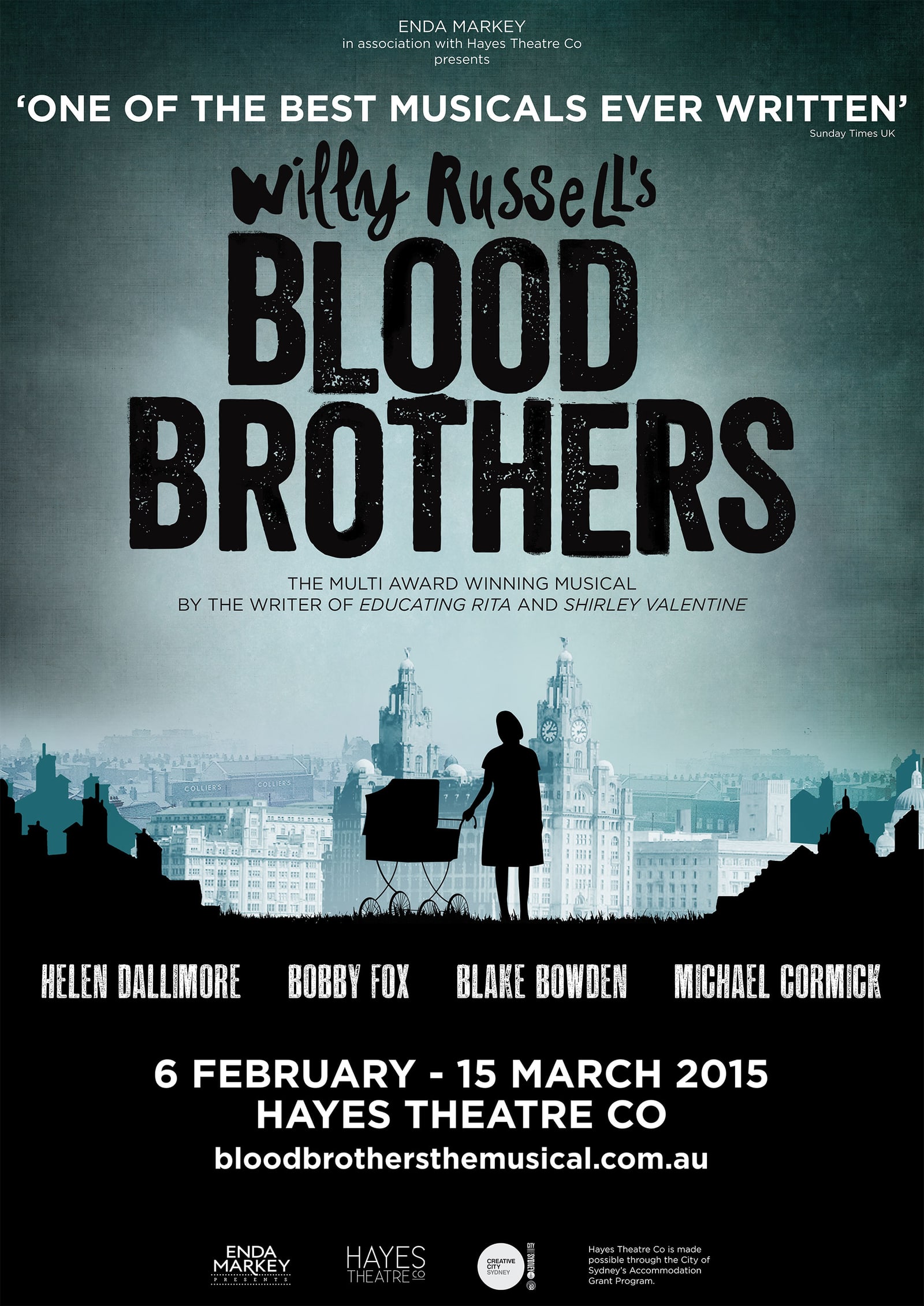 Blood Brothers Sydney poster